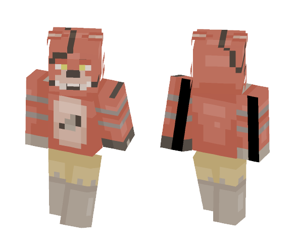 Foxy the Pirate Fox {Remade} - Male Minecraft Skins - image 1