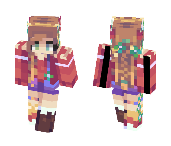 floral godess - Female Minecraft Skins - image 1