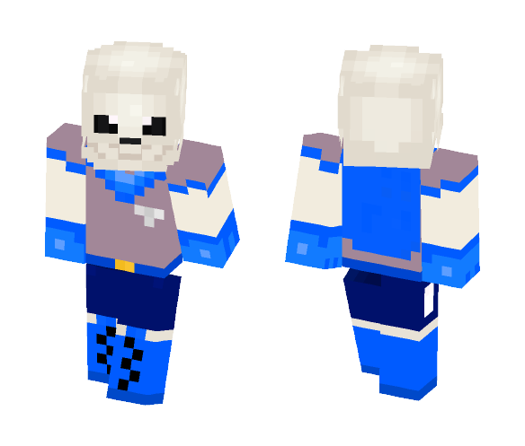 TeamSwitched UnderSwap Sans - Male Minecraft Skins - image 1