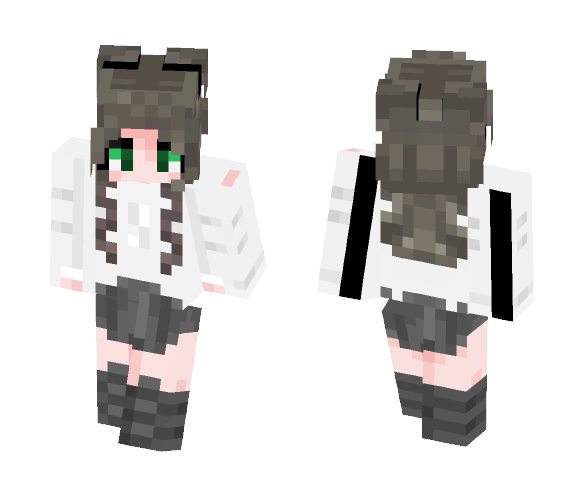 GreenEyesGirl - Female Minecraft Skins - image 1