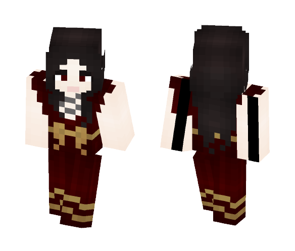 Crimson Lady [Elysium] [✗] - Female Minecraft Skins - image 1