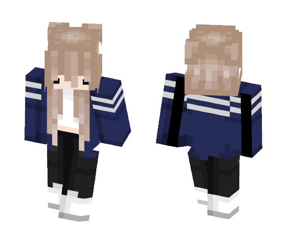 Navy Chibi - Female Minecraft Skins - image 1