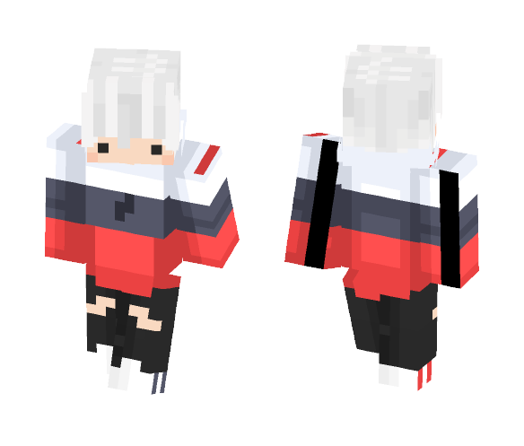PvP white hair - Male Minecraft Skins - image 1