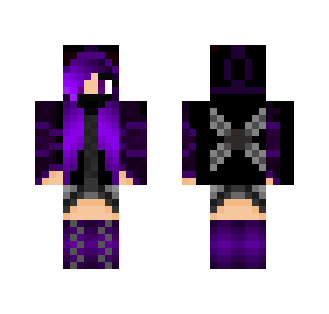 Purple Assassin - Female Minecraft Skins - image 2