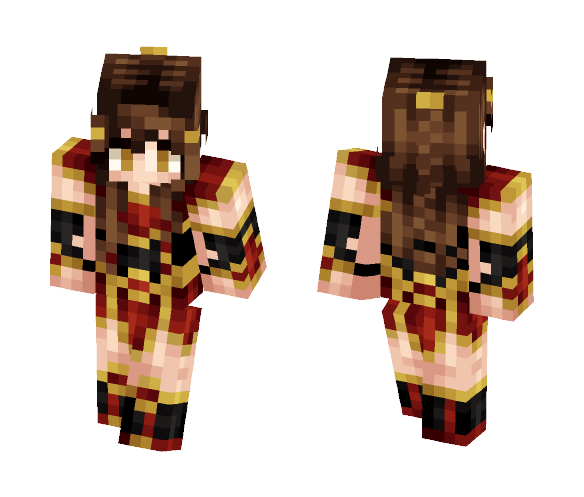 ♦ℜivanna16♦ Firebender - Female Minecraft Skins - image 1