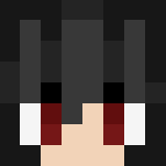 Black haired girl in a Red hoodie. - Color Haired Girls Minecraft Skins - image 3