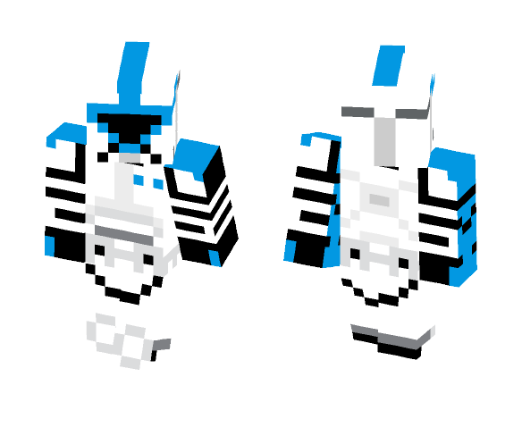 Clone Lieutenant phase 1 - Male Minecraft Skins - image 1