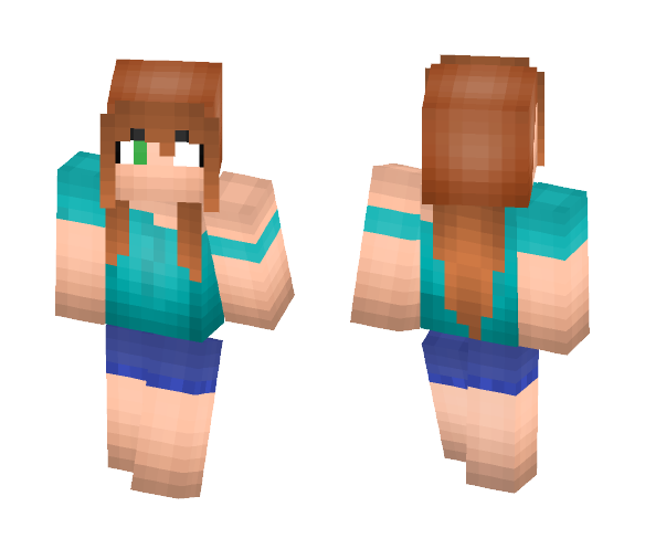 Herobrine Girl : Update - Girl Minecraft Skins - image 1