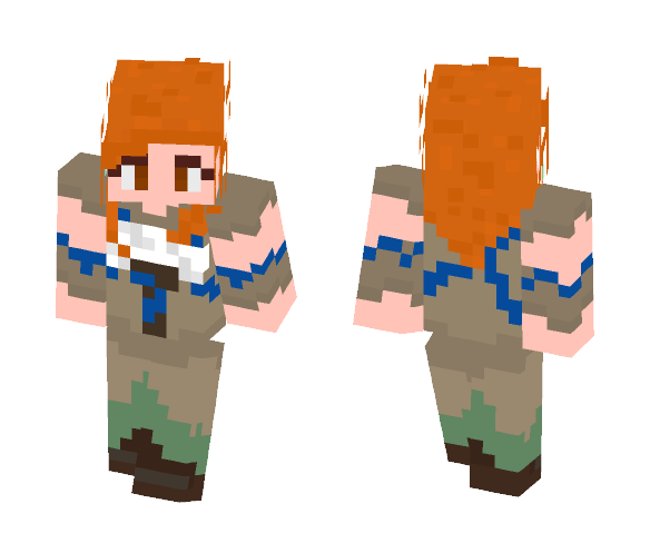 Aloy - Nora Protector - Female Minecraft Skins - image 1