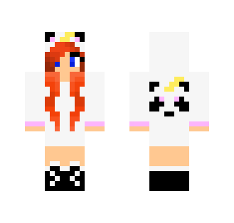 A Girl With A Pandicorn Hoodie - Girl Minecraft Skins - image 2