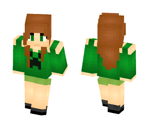 Creeper shirt Girl - Girl Minecraft Skins - image 1