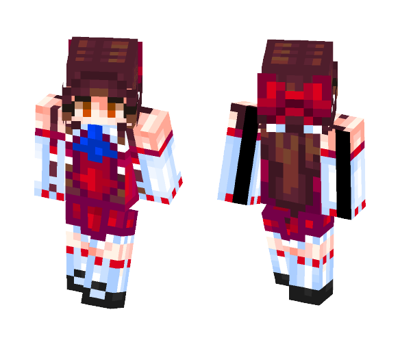 Reimu Hakurei - Female Minecraft Skins - image 1