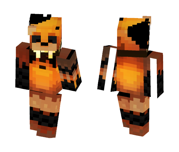 Ignited Golden Freddy - Male Minecraft Skins - image 1