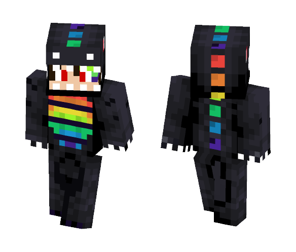 Rainbow Dragon - Male Minecraft Skins - image 1
