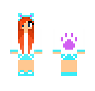 Girl In A Dog Outfit - Dog Minecraft Skins - image 2