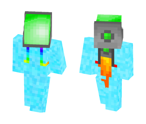 Bloopy the colorful - Male Minecraft Skins - image 1