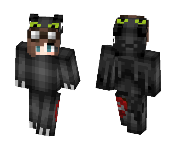 Toothless Lucy - Female Minecraft Skins - image 1