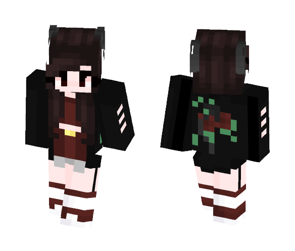 Demon girl // For OrcaIsNotOnFire! - Girl Minecraft Skins - image 1