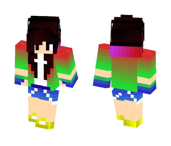 Trying out colors~ :) - Female Minecraft Skins - image 1
