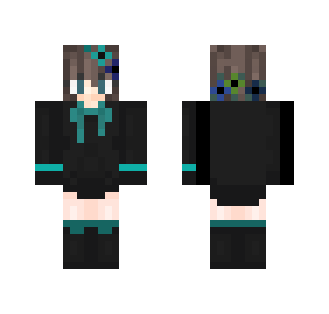 Cute Flowercrown Emo girl - Cute Girls Minecraft Skins - image 2