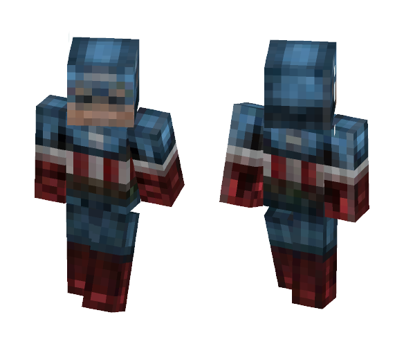Captain America Classic HD - Comics Minecraft Skins - image 1