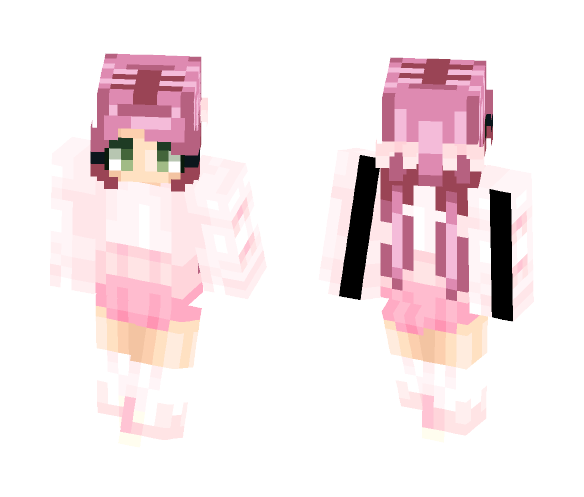 pink disaster - Female Minecraft Skins - image 1