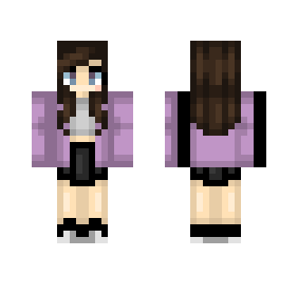 Grape Grunge - Female Minecraft Skins - image 2