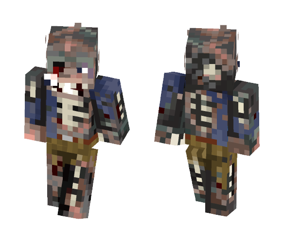 Rotten zombie - Male Minecraft Skins - image 1