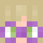 remake! blonde w/ purple glasses - Female Minecraft Skins - image 3