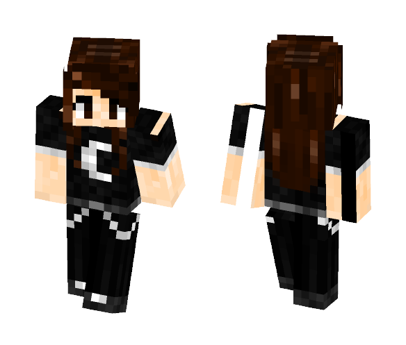 ♦ I Just Like Wearing Black ♦ - Female Minecraft Skins - image 1