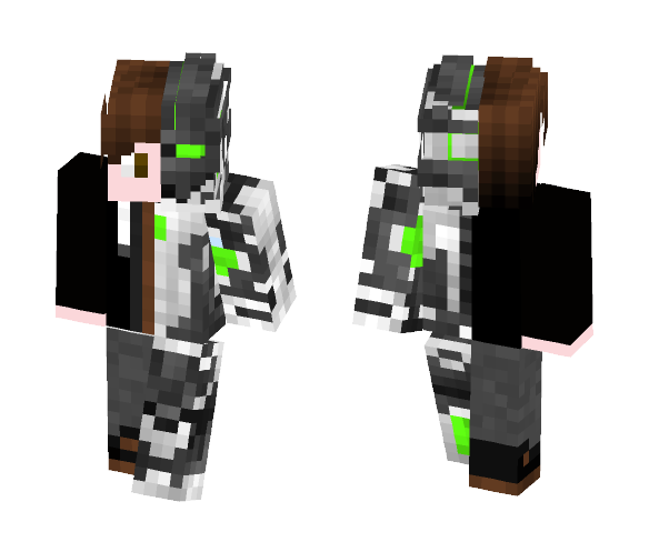 A Cyborg - Male Minecraft Skins - image 1