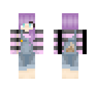 Pastel Overalls - Female Minecraft Skins - image 2