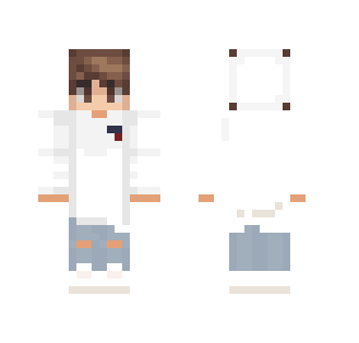 White Hot Boy - Boy Minecraft Skins - image 2