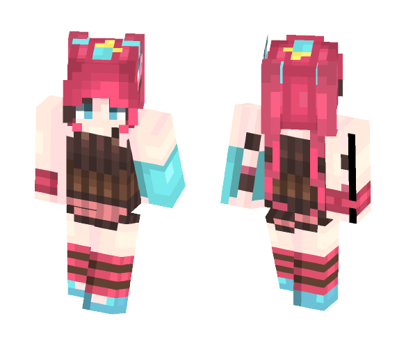 FNAF Toy Chica's Cupcake Girl - Girl Minecraft Skins - image 1