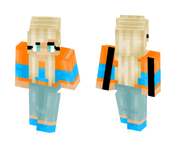 Blonde // bagged milk - Female Minecraft Skins - image 1