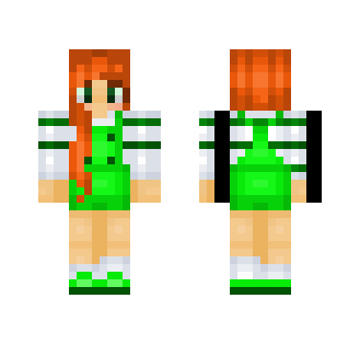 Green Farmer Girl - Girl Minecraft Skins - image 2