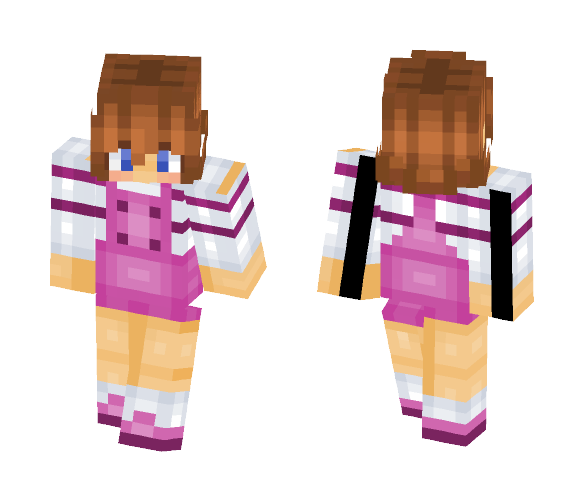 Pink Farmer Girl - Girl Minecraft Skins - image 1