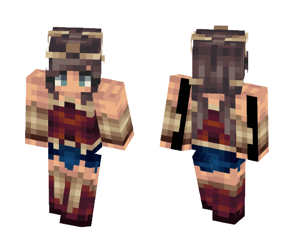❥.Wonder Woman. - Comics Minecraft Skins - image 1