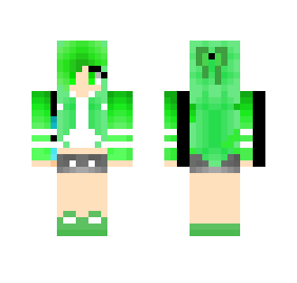 Green Teen - Female Minecraft Skins - image 2