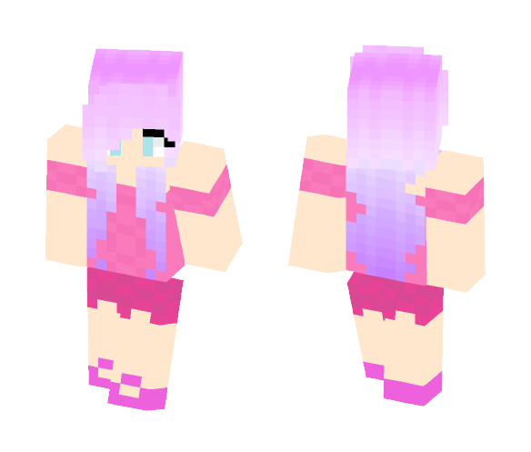 Pastel Pink Girl - Girl Minecraft Skins - image 1