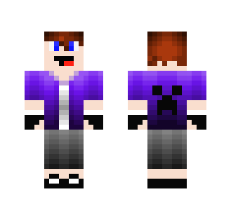 purple outfit-derp - Male Minecraft Skins - image 2