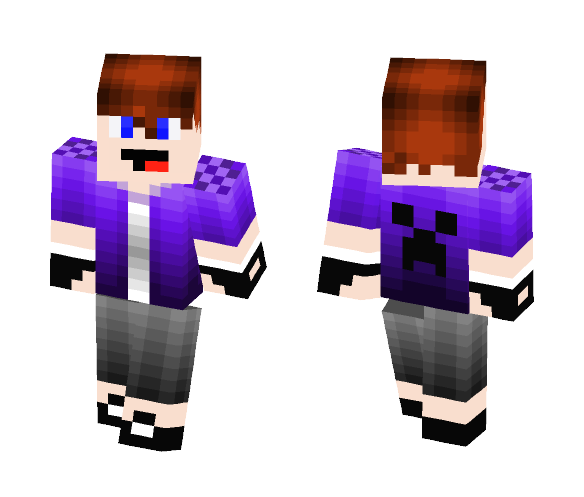 purple outfit-derp - Male Minecraft Skins - image 1