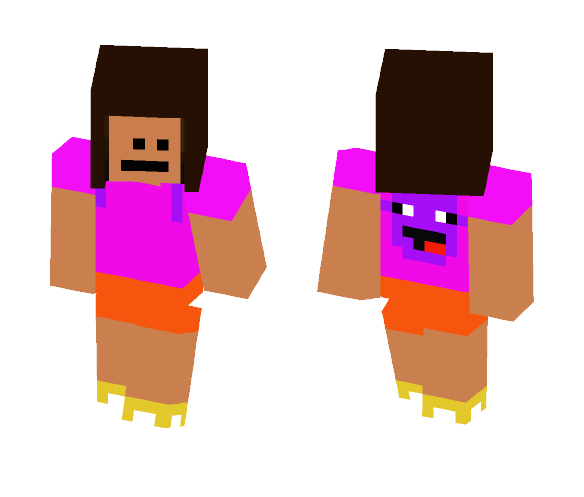 Dora skin !!!!!! - Male Minecraft Skins - image 1