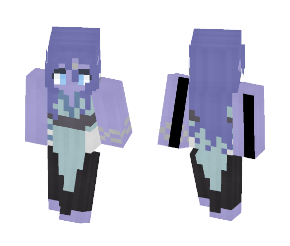 ⊰ Crescent Crystal Elf ⊱ - Female Minecraft Skins - image 1