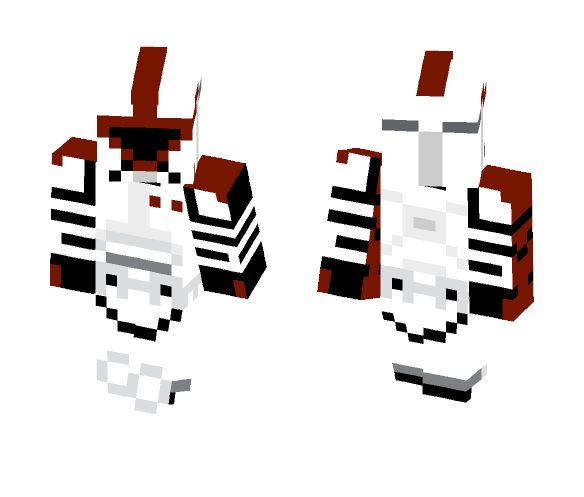Clone Captain phase 1 - Male Minecraft Skins - image 1