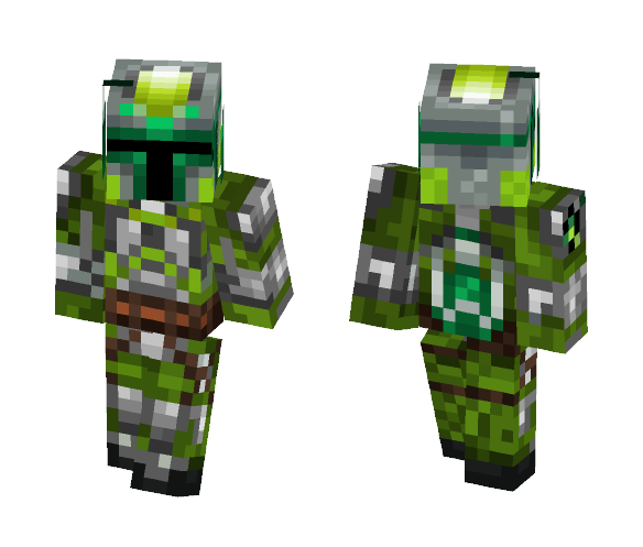 Green Mando (not Boba Fett) - Male Minecraft Skins - image 1