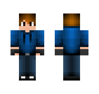 blue sweater boy - Boy Minecraft Skins - image 2