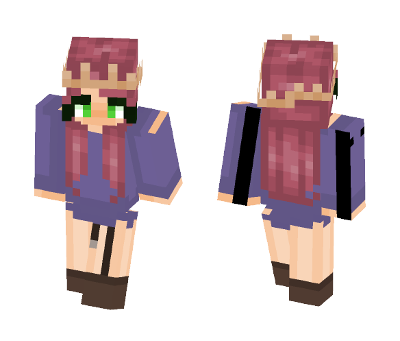 Purple and Pink - Female Minecraft Skins - image 1