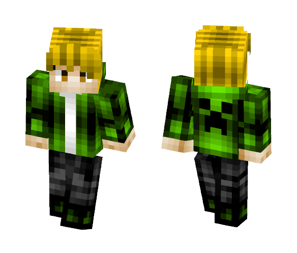 Crepeer Guy PvP! -By NickolasMC - Male Minecraft Skins - image 1