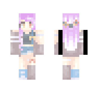 Purple Ver. - Female Minecraft Skins - image 2